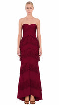 Vestido Strapless Vino para Boda – Invitée No. 36